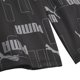 thumbnail image 5 of PUMA Pantalones cortos deportivos esenciales para niño, diseños de logotipo, cintura elástica, malla con estampado negro, 5 of 5
