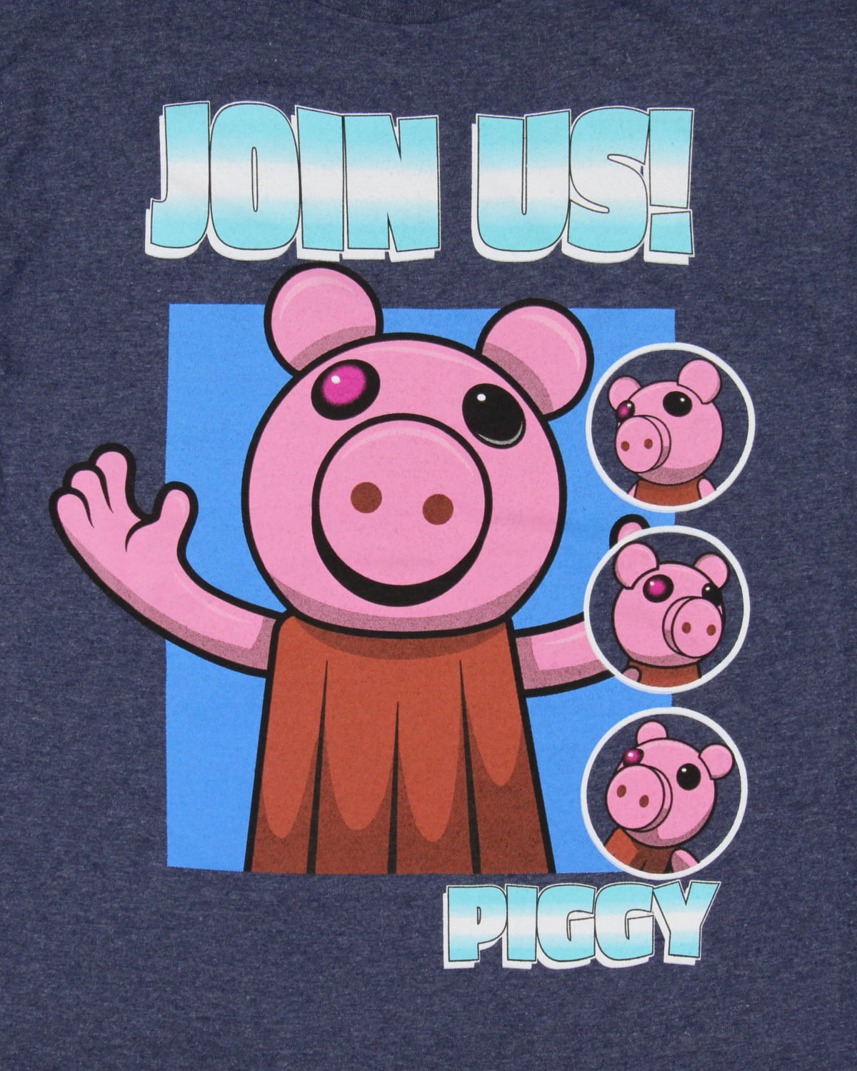 Camiseta Preta Roblox Piggy