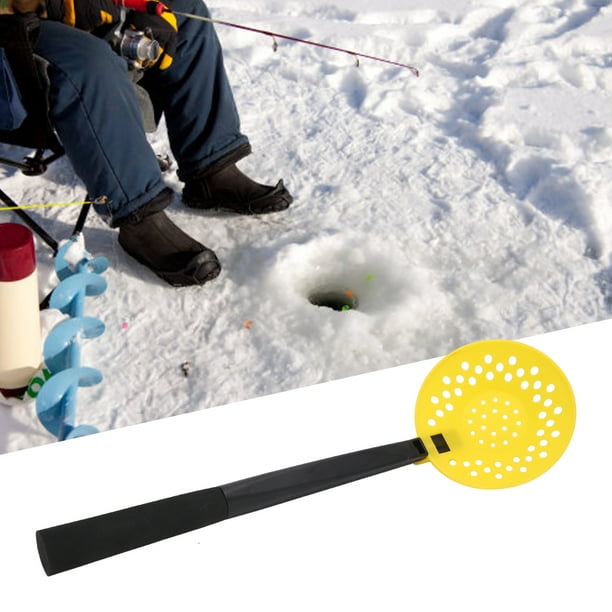 Lhcer Winter Ice Fishing Tool Ice Scoop,winter Ice Fishing Tool Ice Scoop Skimmer With Eva Handle Fishnet Strainer Scoop Skimmer