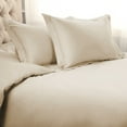 thumbnail image 2 of Superior Egyptian Cotton Duvet Cover Set, Full/ Queen, Ivory, 2 of 8