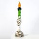thumbnail image 1 of Candelabros con forma de calavera, velas de Halloween, luces LED sin llama, decoraciones con velas, 1 of 3