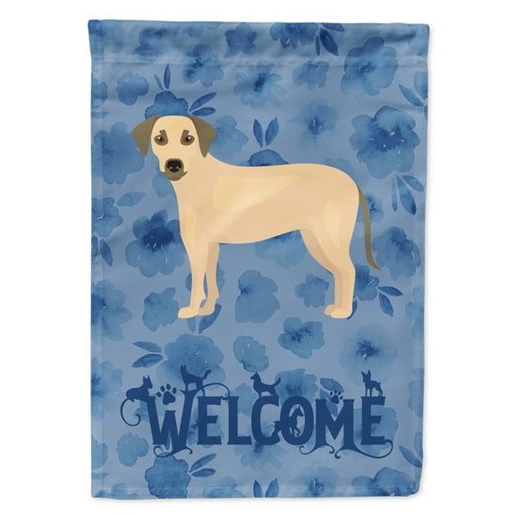 Carolines Treasures CK6047CHF Sato Dog Welcome Flag Canvas House Size Large multicolor