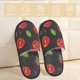 thumbnail image 2 of Fotbe Tomatoes1 Pantuflas Peludas para Mujer con Estampado, Zapatillas de Peluche, Zapatos de Invierno para Casa, Uso Interior y Exterior-Medium, 2 of 8