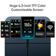 thumbnail image 2 of Wyze Scale Ultra, Smart Scale with 4.3" Color Display, Digital Bathroom Scale for Body Weight BMI Muscle Mass Composition, Wi-Fi & Bluetooth Body Fat Scale with Heart Rate- Black, 2 of 9