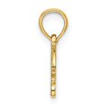 thumbnail image 3 of 14K Yellow Gold Polished Mini Snail Charm Pendant Necklace with Chain, 3 of 4