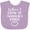 Lavender, variant on Inktastic Banker Future Job Boys or Girls Baby Bib