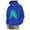 Blue, variant on VBARHMQRT Navy Blue Hoodie Men's Fashion Chest 3D Printed Casual Sports Plus Size Hoodie