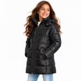 thumbnail image 3 of Steve Madden Girls Puffer Jacket Insulated Quilted Long Length Winter Parka Long Puffer Jacket, 3 of 7