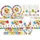 thumbnail image 2 of Suministros de fiesta de pintura de artista, juego de vajilla para 24 invitados, centro de mesa artístico para fiesta, decoración colorida para fiesta de cumpleaños, 2 of 5