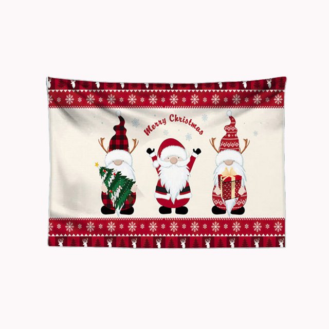 Qocolhg Décorations de Noël Extérieures Intérieures, Napperons de Noël pour Commerce Extérieur Restaurants des Fêtes Décoration de Table Tapis de Nourriture Occidentale Anti-Saleté, Décorations d'Ornements de Sapin de Noël Liquidation