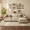 Beige(Thick Sponge), variant on Howcool 107" Modular Sectional Sofa, L-Shaped Cloud Couch with Ottoman, Deep Seat Chenille Fabric, 4-Seat Convertible Couch for Living Room, Easy Assembly, Beige