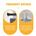 thumbnail image 2 of 1 Pair Curtain Rod Holder Curtain Rod Mount Socket Shower Rod Retainer, 2 of 6