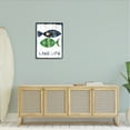 thumbnail image 2 of Stupell Industries Lake Life Weathered Fish Shapes Pattern Motif Framed Wall Art, 24 x 30, Design by Jadei Graphics, 2 of 5