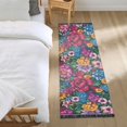 thumbnail image 3 of Yayeee Runner Rug for Bedroom 2'x6' Machine Washable Hallway Non Slip Mat, Charming Floral Pattern, 3 of 8