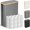 Grey, variant on PETGLE Large Toilet Paper Storage Basket with Lid, Slim Toilet Paper Organizer, Hold up to 20 Regular Rolls or 15 Mega Rolls. (Grey, 49L)