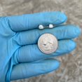 thumbnail image 5 of 1CT TW Moissanite VVS1 Stud Earrings Pass Diamond Test Solid 925 Sterling Silver Round 5MM, 5 of 12