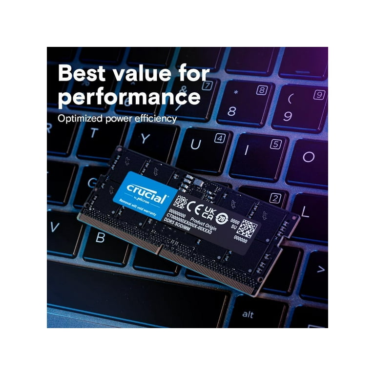 DDR5-5600 16GB×2枚 計32GB SODIMM Crucial Crucial 32GB DDR5-5600 SODIMM Non-ECC Laptop Memory