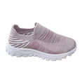 thumbnail image 1 of ibiyuan Wide Walking Shoes for Women Knit Upper Embroidery Wide Walking Shoes for Women Adjustable Upper Closed Toe Slip on Womens Shoes Sneakers Soft Hands Free Mary Jane Shoes Women Foam Shoes, 1 of 8