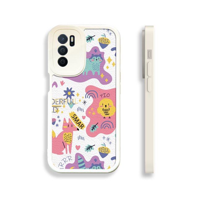 ¡Mantén tu iPhone seguro y elegante con esta divertida funda para teléfono plateada, colorida, mate, de doble capa, con dibujos animados!