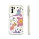 thumbnail image 1 of ¡Mantén tu iPhone seguro y elegante con esta divertida funda para teléfono plateada, colorida, mate, de doble capa, con dibujos animados!, 1 of 4