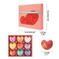 thumbnail image 2 of ZhangC 9 Pack Heart Shaped Foot Bath Bombs Gift Set, Handmade Bath Bomb, Foot Baths Bombs with Natural Oils, Gift for Birthday, Mothers Day, Valentines, Christmas, 2 of 5