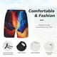 thumbnail image 3 of Balery Wolf Bañador para hombre, shorts de playa de secado rápido con entrepierna y forro de compresión-Medium, 3 of 6