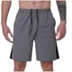 thumbnail image 1 of Pantalones Cortos Deportivos Casuales para Hombres Pantalones Cortos de Fitness Respirables de Secado Rápido con Bolsillos para Correr Y Gimnasio, 1 of 8