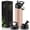 Pink, variant on SipX™ 18 oz Insulated Water Bottle with 3 Lids – Leakproof Stainless Steel, Triple Insulated – Red