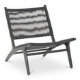 thumbnail image 2 of Moe's Home Collection Palma Outdoor Lounge Chair Black Wood Chairs, 2 of 5