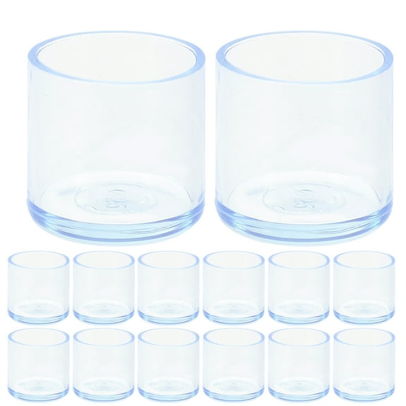 Monyance chair leg protectors for hardwood floors Clear Chair Leg Floor Protectors 30pcs 25mm Caps for Hardwood Floors & Carpet(0.98X0.98X0.98Inches)