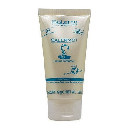 Salerm 21 LEAVE-IN Conditioner, B5 Provitamin Lipsomes Silk Protein (w/ Comb) - 1.73 oz - mini travel size