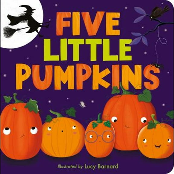Pre-Owned Five Little Pumpkins: A Rhyming Pumpkin Book for Kids and Toddlers (Board book) 1680106996 9781680106992