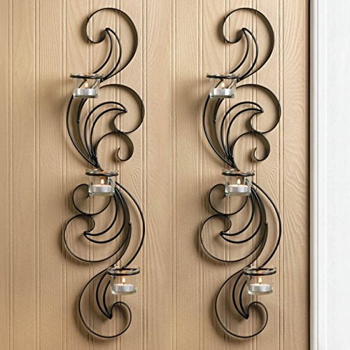 Wall Sconces Candle Holder W Glass Pillar Lantern Iron Tealight Mounted Menorah Home Charisma Decor Set Of 2 And By Decorduke From Usa Com - Tealight Wall Candle Sconces Wall Sconces Candle Holder W Glass Pillar Lantern Iron Tealight Mounted Menorah Home Charisma Decor Set Of 2 And By Decorduke From Usa Com - Tealight Wall Candle Sconces