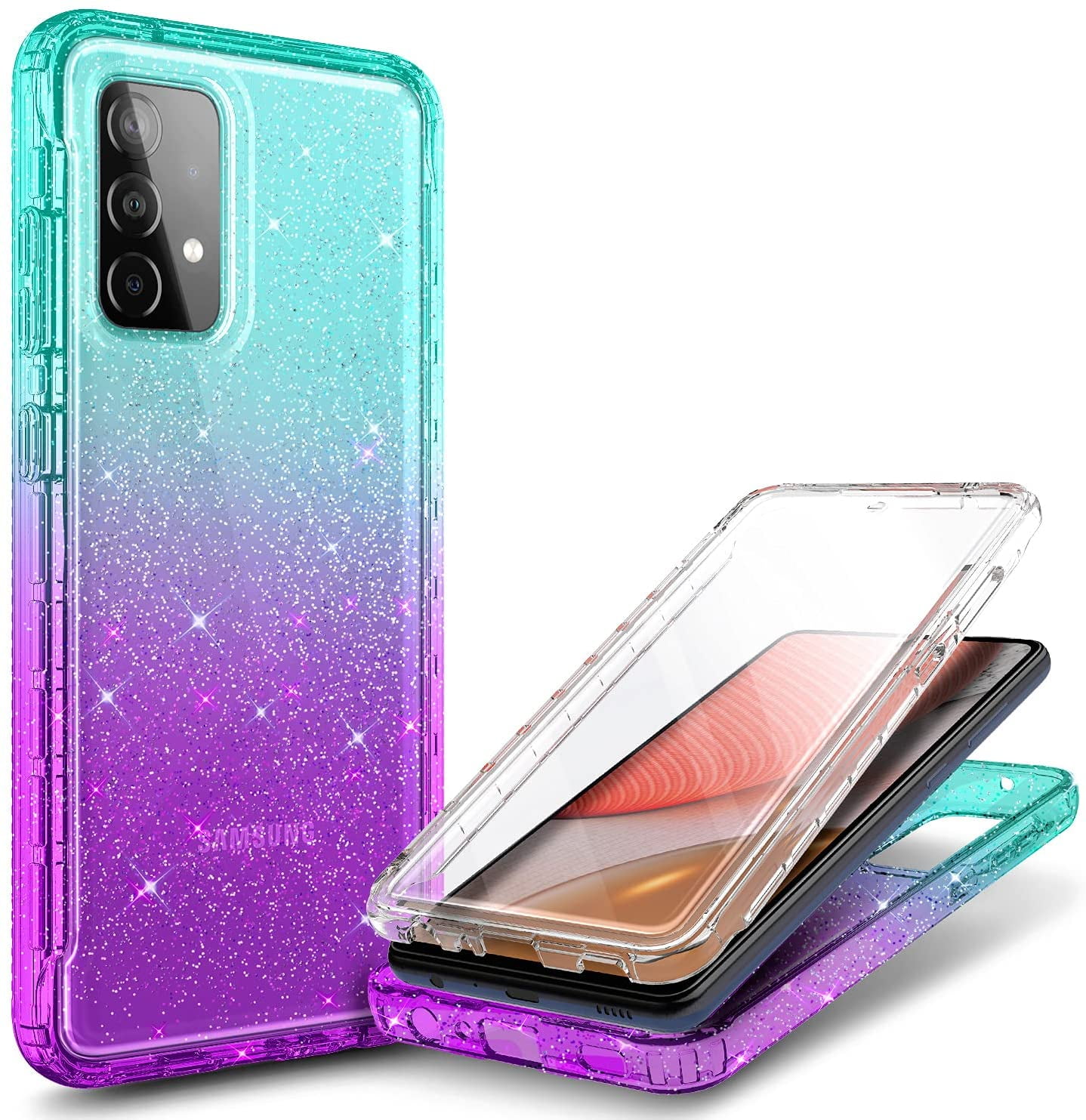 Nagebee Case for Samsung Galaxy A52 5G with [Builtin Screen Protector