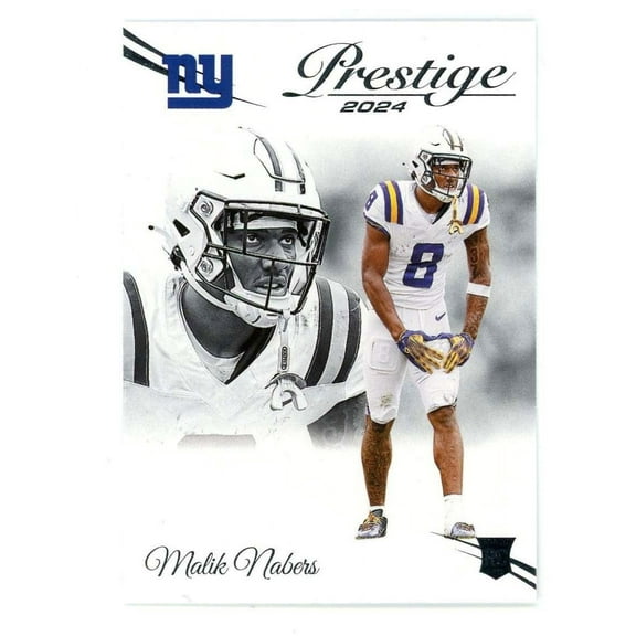NFL 2024 Panini Prestige    Malik Nabers #306 (Rookie)