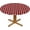 E, variant on Round Fitted Tablecloth 44 Inch, Halloween Orange Gingham Fitted Tablecloth Round Tablecloth Fitted Water Resistant Table Covers Table Top Tablecloth for Buffet Table, Parties, Holiday Dinner