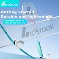 thumbnail image 2 of LOSTOOK Badminton Racket with 3 Nylon Shuttlecocks/1 Carry Bag Original By Beginners Badminton Set Sports Fitness equipment, 2 of 6