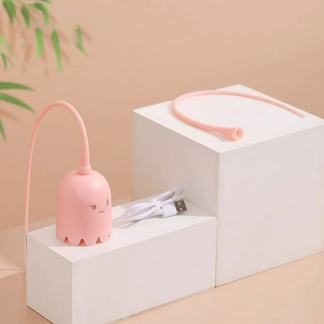 Ihhxbs Jouet Intelligent Queue d'Animaux, Baguette Taquin pour Animaux, Balle Roulante Auto-Rotative Automatique, Résistant aux Morsures, pour Chats, Chatons, Jeu Intérieur, Rose, 1 Pce