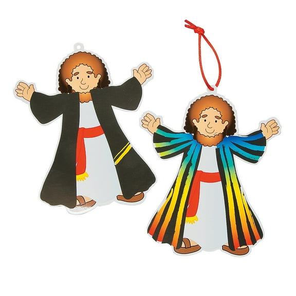 Scratch 'N Reveal Josephs Coat Of Color - Craft Supplies - 12 Pieces