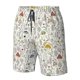 thumbnail image 4 of Balery Colorful Mushrooms and Plants Traje de Baño Estilo Hawaiano para Hombre, Shorts de Secado Rápido con Bolsillos-Large, 4 of 6