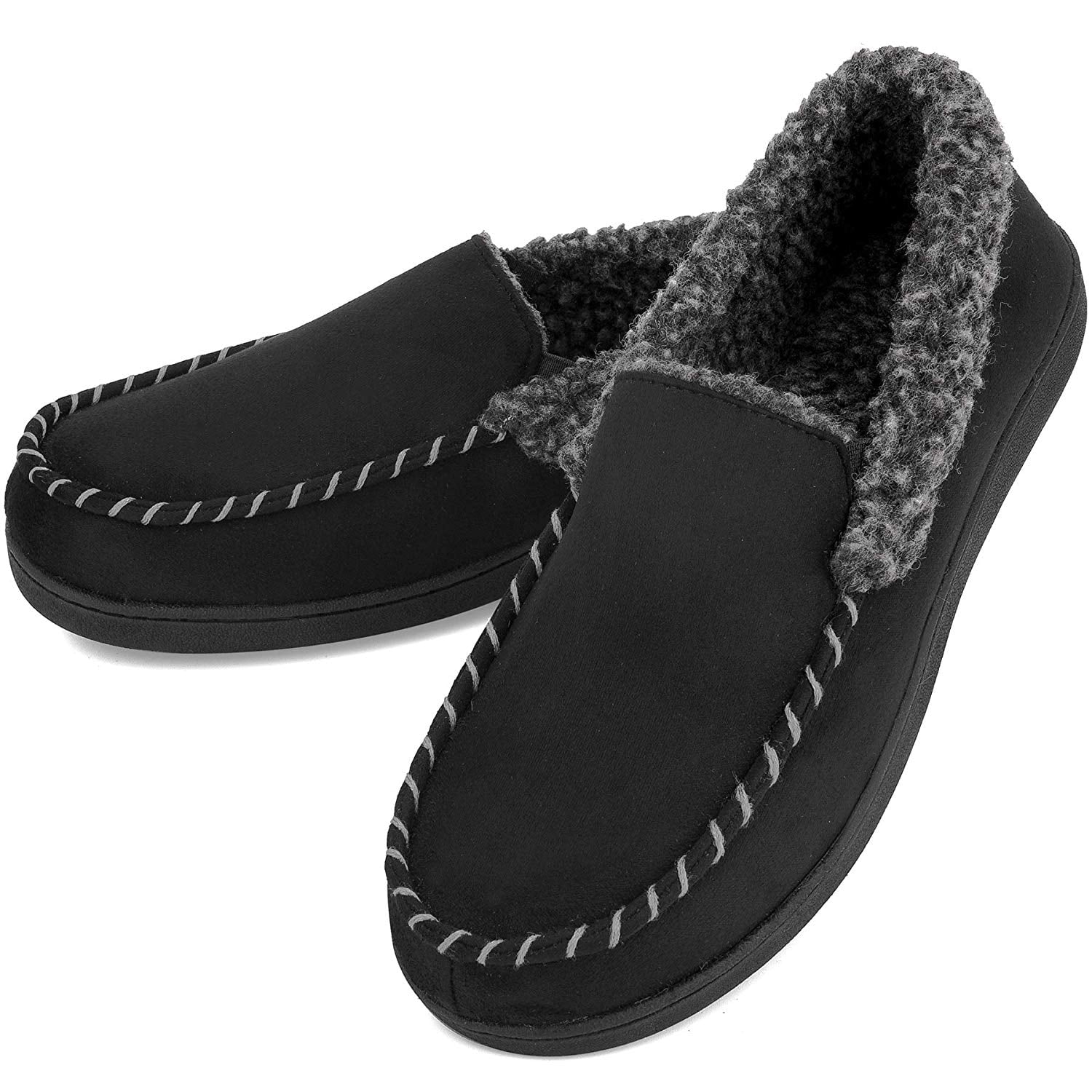 mens moccasin house shoes