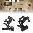 thumbnail image 6 of NEXAVKPR Photography Studio Clamp Clip Holder Light Stand Mount Bracket with Umbrellas Reflectors Holder and 1/4 3/8 inches Screw Adapter, 6 of 7