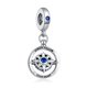 thumbnail image 1 of Colgante con dije de circonita 5A en plata de ley 925 para pulsera, 1 of 7