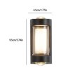 thumbnail image 3 of Limited Time Deal karymi Outdoor Wall Light Plastic Outdoor Water Proof Exterior Wall Light Damp Proof Light Decorative Lamps Wall Decor Wall Sconce Travel Essentials, 3 of 6