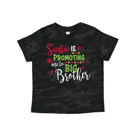 

Inktastic Santa is Promoting Me to Big Brother Gift Toddler Boy Girl T-Shirt