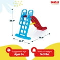 thumbnail image 5 of DOLU Big Splash Slide for Indoor or Outdoor Use, Water Connection Feature, Red, 5 of 13