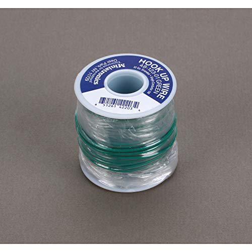 Miniatronics Corp 100 Pieds Fil Perforé 22 Gauge, Vert, MNT4812301
