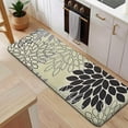 thumbnail image 5 of Gray Floral and Petal Pattern Kitchen Rug Mat,Kitchen Runner Rugs Non Skid Washable,Decorative Kitchen Floor Mats for Kitchen,Sink,Laundry,17"x47.2", 5 of 7