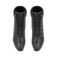 thumbnail image 4 of Botas Mujer Flexi Piel Vestir Suela Baja Ajustable Cordones Comodo Ligero negro 22.5 Flexi 118910, 4 of 4