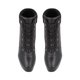 thumbnail image 4 of Botas Mujer Flexi Piel Vestir Suela Baja Ajustable Cordones Comodo Ligero negro 23.5 Flexi 118910, 4 of 4